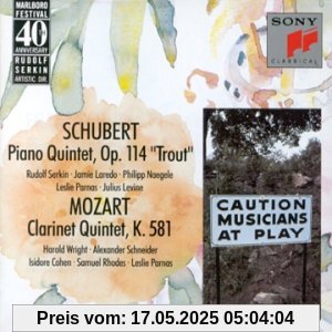 Schubert;Piano Quintet Schubert;Piano Quintet von Levine
