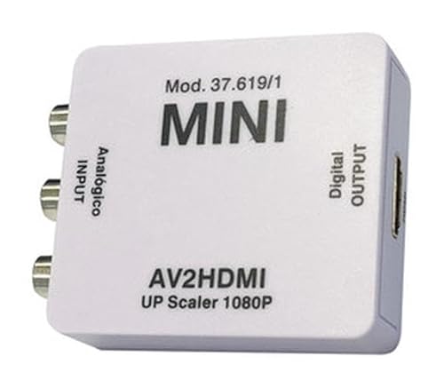 AV-zu-HDMI-Konverter: Unterstützt bis zu 1080p, Audio und Video, ermöglicht den Anschluss von analogen Geräten an digitale Displays. von Levitantes