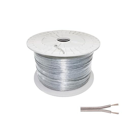 Elektrokabel - Flachkabel 2x0,5mm², ideal für einfarbige LED Streifen, Länge 500 Meter, robustes und flexibles Material* Elektrokabel - Flachkabel 2x0,5mm², ideal für einfarbige LED Streifen, Länge 500 Meter, robustes und flexibles Material* von Levitantes