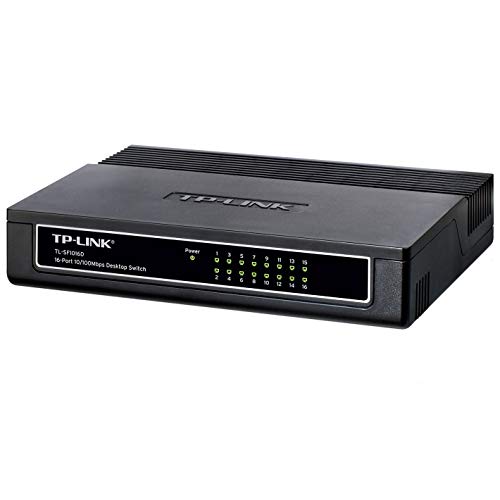Ethernet-Switch, 16 Ports, 10/100 Mbit/s, kompaktes Design für lokale Netzwerke, ideal für Büros und Erweiterung der Konnektivität. Ethernet-Switch, 16 Ports, 10/100 Mbit/s, kompaktes Design für lokale Netzwerke, ideal für Büros und Erweiterung der Konnektivität. von Levitantes