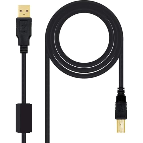 Ferritkabel USB 2.0 Kabel Ferrit schwarz Kabel Stecker auf Stecker Typ A/M B/M 1,8 Meter Ferritkabel USB 2.0 Kabel Ferrit schwarz Kabel Stecker auf Stecker Typ A/M B/M 1,8 Meter von Levitantes