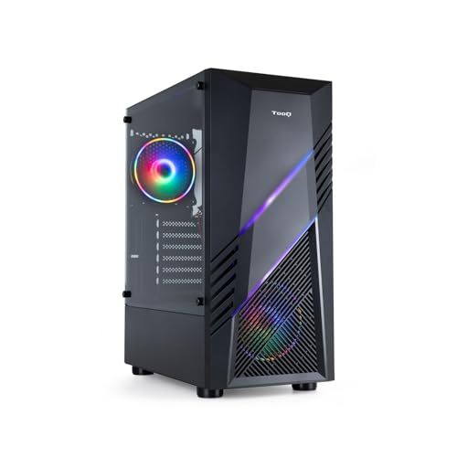 Gaming-Halb-Tower-Gehäuse – schwarzer Halb-Tower mit Biohazard-Design, bietet effiziente Belüftung, mehrere USB-Ports und Platz für Grafikkarten Gaming-Halb-Tower-Gehäuse – schwarzer Halb-Tower mit Biohazard-Design, bietet effiziente Belüftung, mehrere USB-Ports und Platz für Grafikkarten von Levitantes