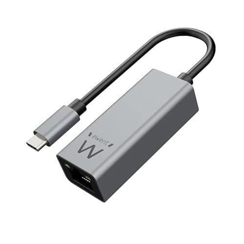 Gigabit-USB-C-Netzwerkadapter aus Aluminium – schnelle und stabile Verbindung für USB-C-Geräte, ideal zur Verbesserung der Internetverbindung. von Levitantes
