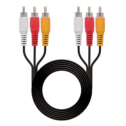 Levitantes Audio-Videokabel, 3 x RCA auf 3 x RCA, 30 m, ideal für die Übertragung hochwertiger Video- und Audiosignale Levitantes Audio-Videokabel, 3 x RCA auf 3 x RCA, 30 m, ideal für die Übertragung hochwertiger Video- und Audiosignale von Levitantes