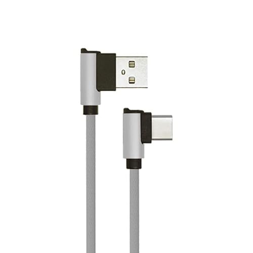 Levitantes USB Typ C L-Typ Kabel, 1 m, grau Diamond Serie, zum Laden und zur Datenübertragung von kompatiblen Geräten. Levitantes USB Typ C L-Typ Kabel, 1 m, grau Diamond Serie, zum Laden und zur Datenübertragung von kompatiblen Geräten. von Levitantes