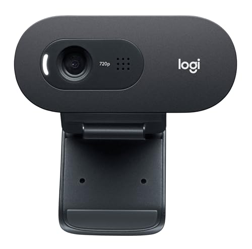 Levitantes HD-Webcam, Auflösung 720p, Autofokus, integriertes Mikrofon, ideal für Videokonferenzen und Online-Streaming. von Levitantes