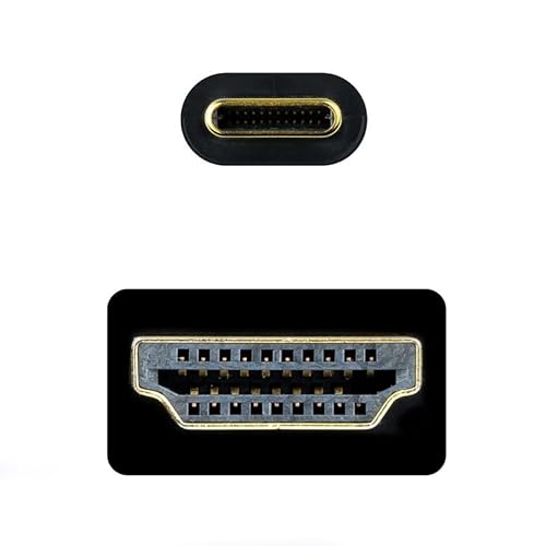 Levitantes Konverterkabel, USB-C/M auf HDMI, 1,8 m Länge, kompatibel mit USB-C-Geräten, Schwarz Levitantes Konverterkabel, USB-C/M auf HDMI, 1,8 m Länge, kompatibel mit USB-C-Geräten, Schwarz von Levitantes