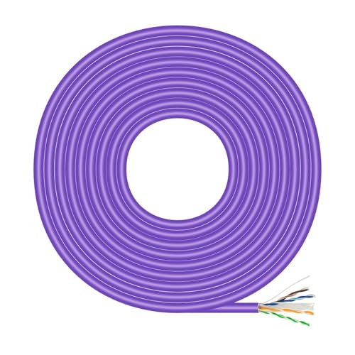 Levitantes LSZH RJ45-Kabel, Cat.6, UTP, starr, AWG23, CCA-Legierung, Violett, 305 m, ideal für Hochgeschwindigkeitsnetzwerke und sichere Verbindungen. Levitantes LSZH RJ45-Kabel, Cat.6, UTP, starr, AWG23, CCA-Legierung, Violett, 305 m, ideal für Hochgeschwindigkeitsnetzwerke und sichere Verbindungen. von Levitantes