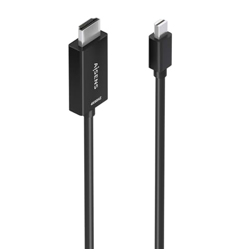 Levitantes Mini DP auf HDMI Konverterkabel, 4K @ 60Hz, schwarz, 0,6 m, ideal zum Anschluss von Geräten an Monitore und Projektoren. Levitantes Mini DP auf HDMI Konverterkabel, 4K @ 60Hz, schwarz, 0,6 m, ideal zum Anschluss von Geräten an Monitore und Projektoren. von Levitantes