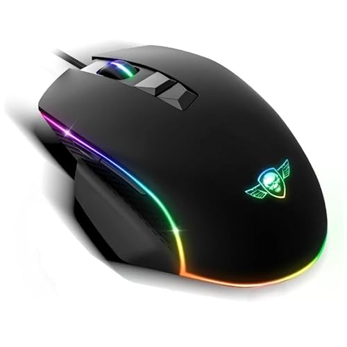Levitantes Professionelle Gaming-Maus mit optischem Sensor, ergonomischem Design, LED-Beleuchtung und Mehreren programmierbaren Tasten für Gamer. Ideal zum Spielen und Arbeiten. Levitantes Professionelle Gaming-Maus mit optischem Sensor, ergonomischem Design, LED-Beleuchtung und Mehreren programmierbaren Tasten für Gamer. Ideal zum Spielen und Arbeiten. von Levitantes