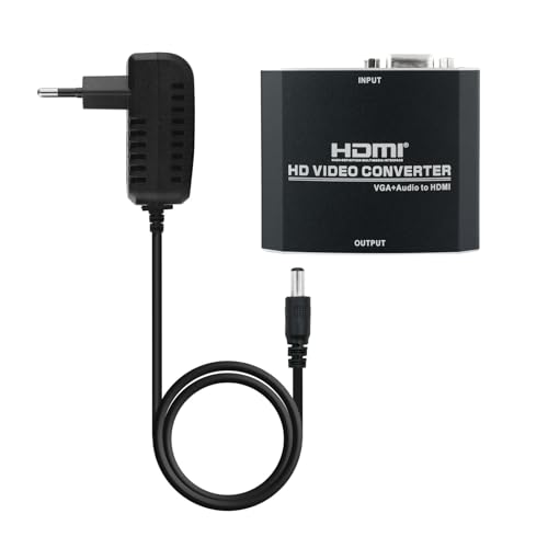 Levitantes SVGA Konverter - SVGA zu HDMI Konverter mit Audio, Stromversorgung inklusive, kompakt und einfach zu installieren. Ideal für Videoverbindungen Levitantes SVGA Konverter - SVGA zu HDMI Konverter mit Audio, Stromversorgung inklusive, kompakt und einfach zu installieren. Ideal für Videoverbindungen von Levitantes