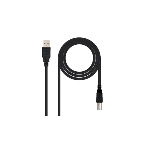 Levitantes Schwarzes USB 2.0-Kabel für Drucker, Stecker Typ A auf B-Stecker, 1 m Levitantes Schwarzes USB 2.0-Kabel für Drucker, Stecker Typ A auf B-Stecker, 1 m von Levitantes