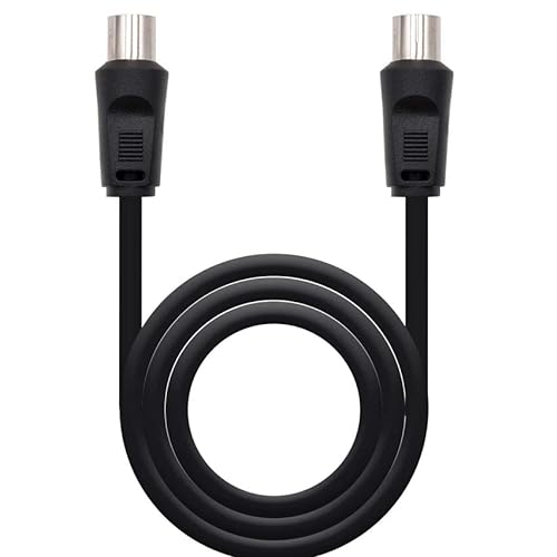 Levitantes TV Antennenkabel 75mm OHM M H 1.8M TV Kabel TV Kabel schwarz von Levitantes