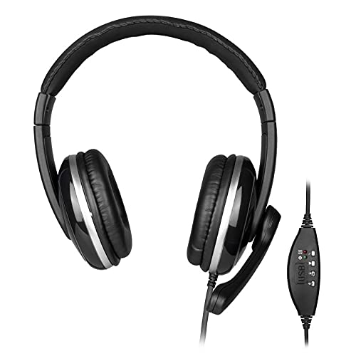 Levitantes USB-Headset und Mikrofon, Schwarz, hochwertiger Sound, ideal für Videokonferenzen und Online-Spiele. Levitantes USB-Headset und Mikrofon, Schwarz, hochwertiger Sound, ideal für Videokonferenzen und Online-Spiele. von Levitantes