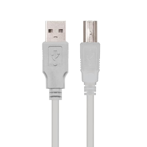 Levitantes USB-Kabel – Kabel Typ A/M auf B/M 1,0 m für Drucker, geeignet für schnelle und zuverlässige Datenübertragung auf elektronische Geräte Levitantes USB-Kabel – Kabel Typ A/M auf B/M 1,0 m für Drucker, geeignet für schnelle und zuverlässige Datenübertragung auf elektronische Geräte von Levitantes