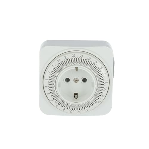 Mechanischer Tagesprogrammierer, 16 A, 3680 W, ideal für die Automatisierung der Energiekontrolle in Haushaltsgeräten und Beleuchtungssystemen. Mechanischer Tagesprogrammierer, 16 A, 3680 W, ideal für die Automatisierung der Energiekontrolle in Haushaltsgeräten und Beleuchtungssystemen. von Levitantes