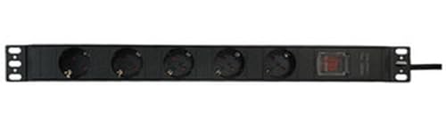 PDU-Dockingstation Alum.5 vias.c/separat.Rack 19" von Levitantes