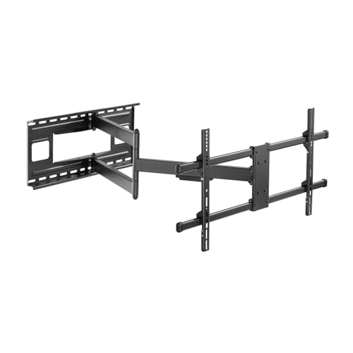 Schwenkbare Halterung für Monitor und TV, Tragkraft 50 kg, kompatibel mit 43 bis 80 Zoll Bildschirmen – Schwarz – ideal für die Anpassung der Anzeige im Raum. Schwenkbare Halterung für Monitor und TV, Tragkraft 50 kg, kompatibel mit 43 bis 80 Zoll Bildschirmen – Schwarz – ideal für die Anpassung der Anzeige im Raum. von Levitantes