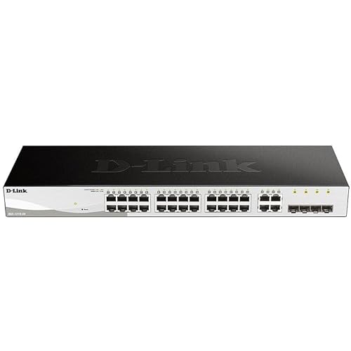 Switch mit 28 Ports 10/100/1000, mit 4 SFP Combo Ports, ideal für Unternehmensnetzwerke und Datenverkehrsmanagement. Switch mit 28 Ports 10/100/1000, mit 4 SFP Combo Ports, ideal für Unternehmensnetzwerke und Datenverkehrsmanagement. von Levitantes