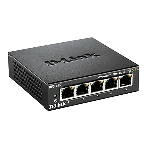 Switch mit 5 Gigabit-Ethernet-Metall-Ports, 10/100/1000 Mbit/s, ideal für Heim- und Unternehmensnetzwerke, verbesserte Konnektivität und Leistung. Switch mit 5 Gigabit-Ethernet-Metall-Ports, 10/100/1000 Mbit/s, ideal für Heim- und Unternehmensnetzwerke, verbesserte Konnektivität und Leistung. von Levitantes