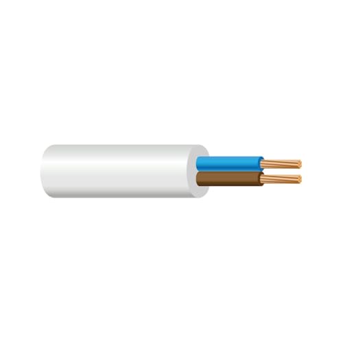 Weißes Schlauchkabel 2x2,5mm², flexibel, reißfest, ideal für Elektroinstallationen und Beleuchtungssysteme. Weißes Schlauchkabel 2x2,5mm², flexibel, reißfest, ideal für Elektroinstallationen und Beleuchtungssysteme. von Levitantes
