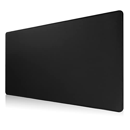 Spiel-Mauspad, Tastatur-Pad für Computer, Laptop, wasserdichte Matte, Schreibtischunterlage mit rutschfester Gummiunterseite, groß, rechteckig, Mauspad, Schwarz, 600 x 300 x 2 mm Spiel-Mauspad, Tastatur-Pad für Computer, Laptop, wasserdichte Matte, Schreibtischunterlage mit rutschfester Gummiunterseite, groß, rechteckig, Mauspad, Schwarz, 600 x 300 x 2 mm von Levomat