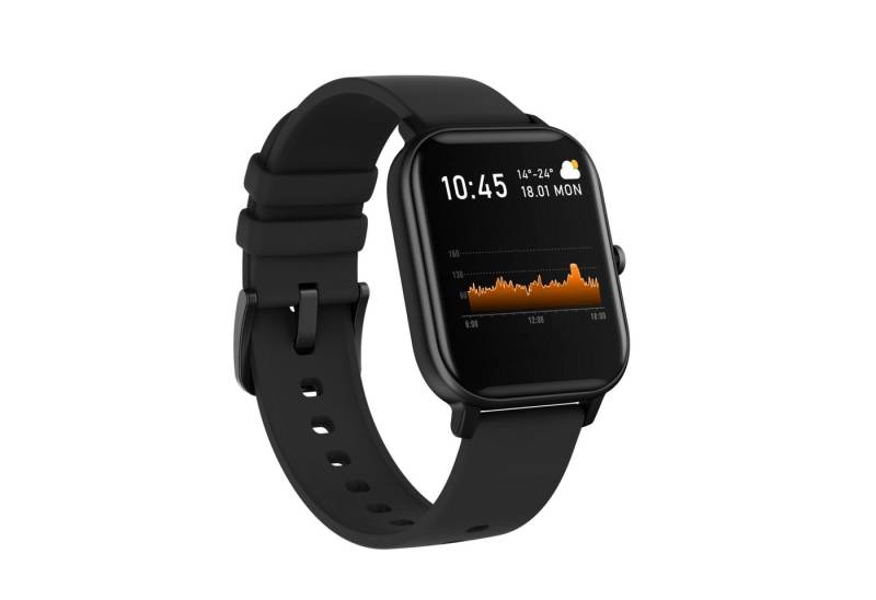 Levowatch L10 Smartwatch (3,5 cm/1,4 Zoll), magnetisches Ladekabel, Musiksteuerung, Tracker, Fitness Uhr von Levowatch
