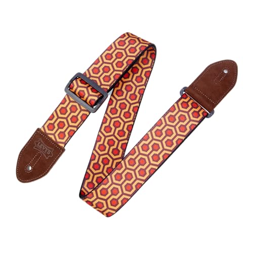 Levy's MP2-007 Gitarrengurt Prints Polyester Suede Ends 2" - Hex von Levy's