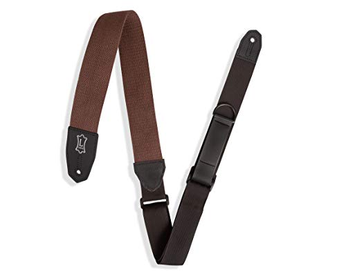 Levy's MRHC-BRN Gitarrengurt Right Height Cotton 2" - Brown von Levy's Leathers