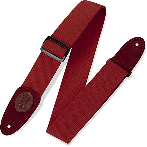 Levy's Leathers MSSC8-RED Gitarrengurte 2" Signature Series Cotton Strap - Red Levy's Leathers MSSC8-RED Gitarrengurte 2" Signature Series Cotton Strap - Red von Levy's
