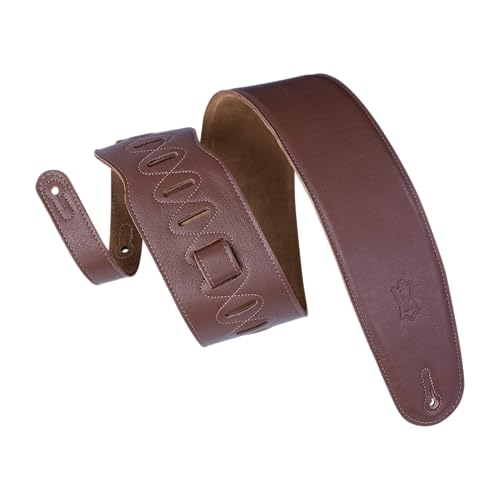 Levy's M4GFBRN Gitarrengurt gepolstert aus Leder 3,5 Zoll / 8,89 cm braun Levy's M4GFBRN Gitarrengurt gepolstert aus Leder 3,5 Zoll / 8,89 cm braun von Levy's