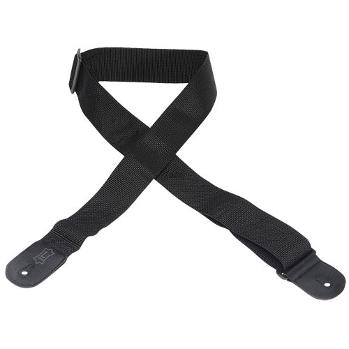 Levys Leathers M8POLY-BLK Gitarrengurt, schwarz von Levys Leathers