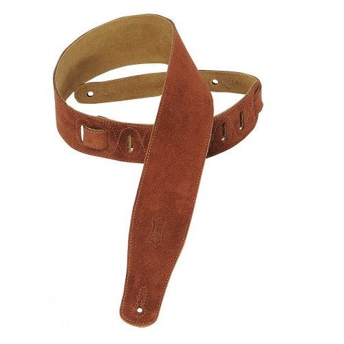Levys Leathers MS26-RST Gitarrengurt aus Wildleder, rost-braun von Levys Leathers