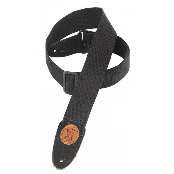 Levys Leathers MSSC8-BLK Gitarrengurt aus Baumwolle, schwarz von Levys Leathers