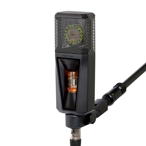 Lewitt Premium Studio Mikrofon Pure Tube mit goldbedampfter 1” Echtkondensatorkapsel | Revolutionärer Röhrenschaltkreis mit ultraniedrigem Eigenrauschen | Handselektierte Röhre 12AU7/ECC82 von Lewitt