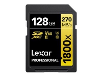 Lexar Professional 1800x SDXC 128GB Klasse 10 UHS-II/U3 V60 Karte (LSD1800128G-BNNNG) von Lexar Media