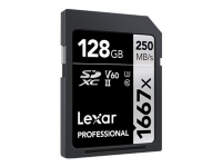 Lexar Professional - Flashhukommelseskort - 128 GB - Video Klasse V60 / UHS-II U3 / Klasse10 - 1667x - SDXC UHS-II Lexar Professional - Flashhukommelseskort - 128 GB - Video Klasse V60 / UHS-II U3 / Klasse10 - 1667x - SDXC UHS-II von Lexar Media