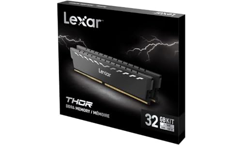 16GB Lexar® Thor DDR4 3200 UDIMM XMP Memory with heatsink. Dual Pack von Lexar