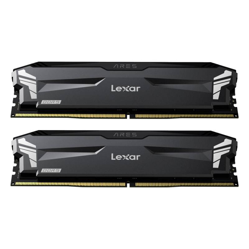 Lexar ARES OC Schwarz 32GB Kit (2x16GB) DDR5-6000 DIMM, CL32-38-38-76, Intel XMP 3.0 von Lexar