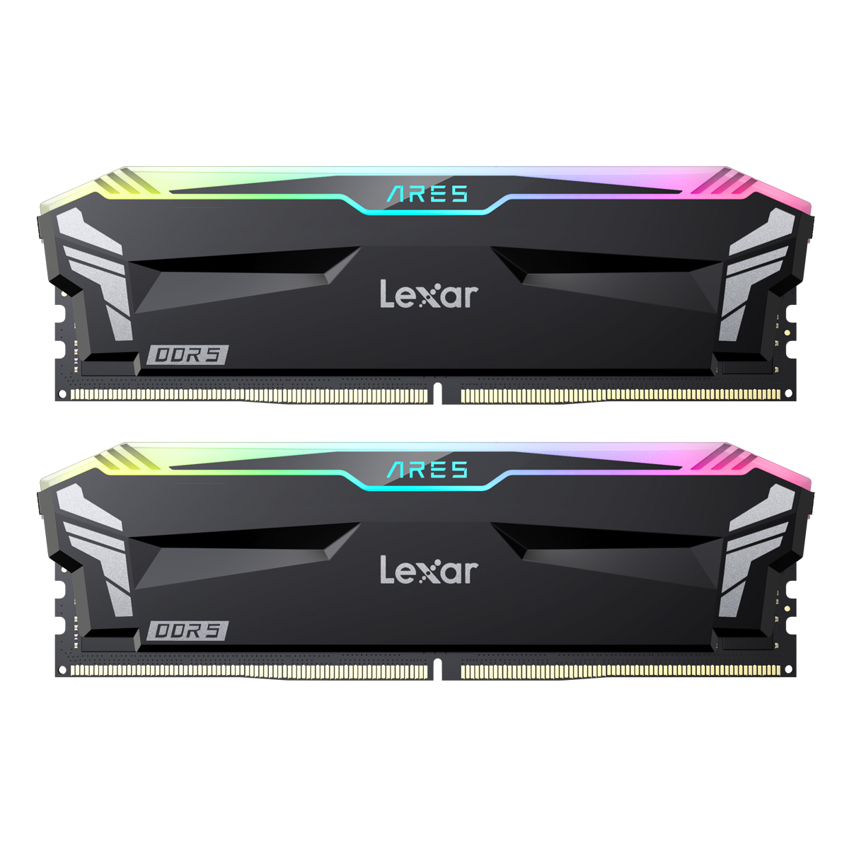 Lexar ARES RGB Schwarz 32GB Kit (2x16GB) DDR5-6000 DIMM, CL30-36-36-68, Intel XMP 3.0/AMD EXPO von Lexar