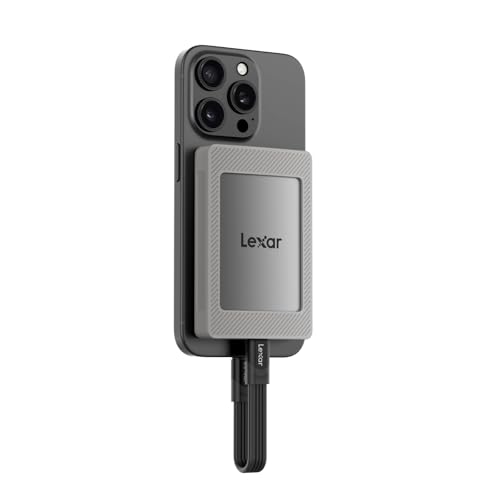 Lexar ES4 Portable SSD mit Magnetsatz 2TB, Externe SSD USB 3.2 Gen 2 bis zu 1050 MB/s Lesen und 1000 MB/s Schreiben, kompatibel mit iPhone 15/16, PC & Mac, Type-C-Laptops, Tablets, PS5, PS4 Lexar ES4 Portable SSD mit Magnetsatz 2TB, Externe SSD USB 3.2 Gen 2 bis zu 1050 MB/s Lesen und 1000 MB/s Schreiben, kompatibel mit iPhone 15/16, PC & Mac, Type-C-Laptops, Tablets, PS5, PS4 von Lexar