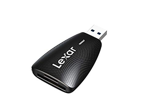 Lexar Multi-Kartenleser 2-in-1, USB 3.1, funktioniert mit SD- und microSD-Karten (LRW450UBNA) von Lexar