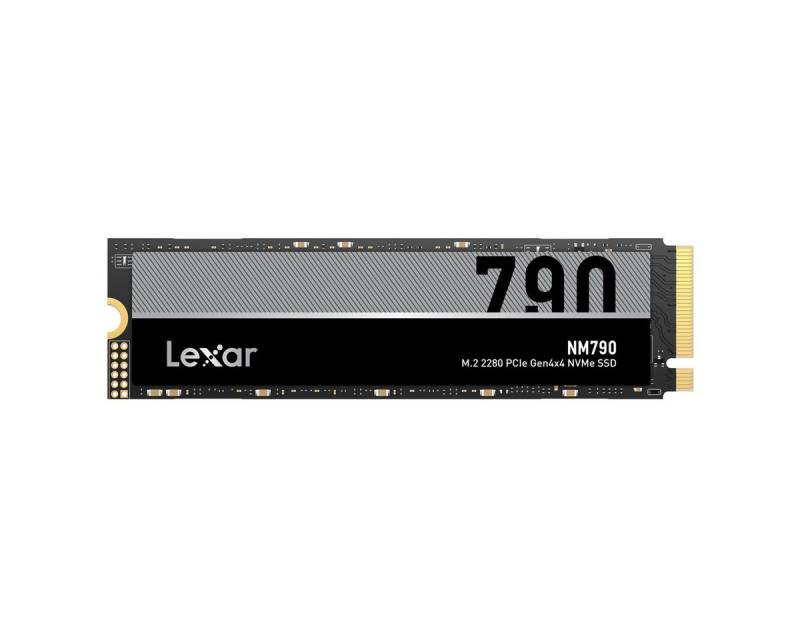Lexar NM790 (1TB, 2TB, 4TB) M.2 NVMe M2 SSD PCIe 4.0 interne SSD (1 TB) M.2 2280" 7400 MB/S Lesegeschwindigkeit, 6500 MB/S Schreibgeschwindigkeit, Hohe Zuverlässigkeit und Langlebigkeit von Lexar