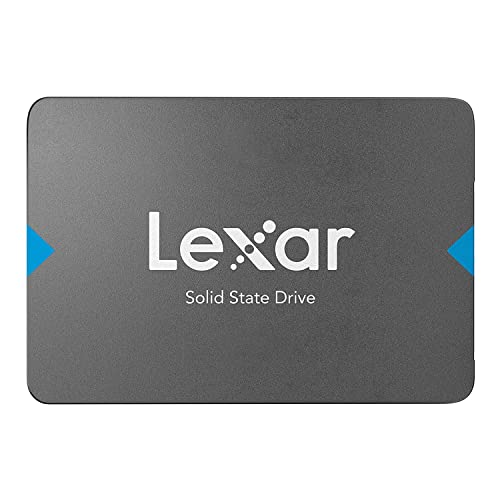 Lexar NQ100 2,5 Zoll SATA III (6 Gb/s) 240 GB SSD, bis zu 550 MB/s Lesen Solid-State-Laufwerk, Interne SSD für Laptop, Desktop-Computer/PC (LNQ100X240G-RNNNG) von Lexar