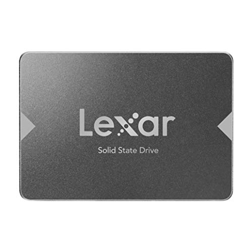 Lexar NS100 2,5" SATA III (6Gb/s) Interne SSD 256GB, Solid-State-Laufwerk, Bis zu 520 MB/s Lesen, für Laptop, Desktop-Computer/PC (LNS100-256AMZN) von Lexar