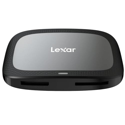 Lexar Professioneller CFexpress Typ A/SD USB 3.2 Gen 2 Reader, entworfen für CFexpress Typ A und SD UHS-II-Karten, High-Speed USB 10 Gbit/s Übertragungsgeschwindigkeiten (LRW530U-RNBNG), schwarz von Lexar