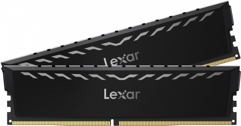Lexar RAM Lexar 2x8GB THOR Gaming UDIMM DDR4 3600 XMP Memory with Juodas heatsink Lexar (LD4U08G36C18LG-RGD) von Lexar