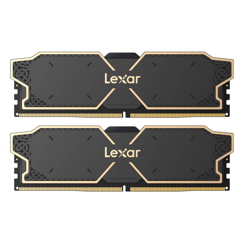 Lexar THOR OC Schwarz 32GB Kit (2x16GB) DDR5-6000 DIMM, CL32-38-38-76, Intel XMP 3.0/AMD EXPO von Lexar