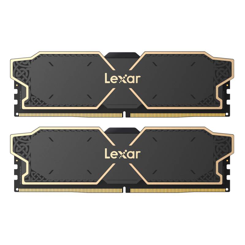Lexar THOR OC Schwarz 16GB Kit (2x8GB) DDR5-6000 DIMM, CL38-48-48-96, Intel XMP 3.0/AMD EXPO von Lexar