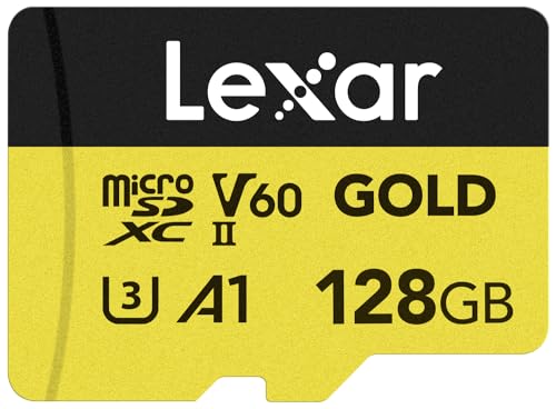 Lexar microSDXC Gold Series UHS-II 128GB V60, LMSGOLD128G-BNNNG von Lexar